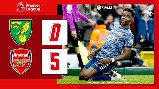 Norwich City vs Arsenal 0-5 | All Goals & Highlights | Premier League 2021/22 | Matchday 19