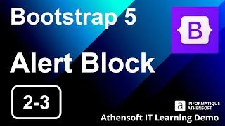 Bootstrap 5 | Alert Block | 004 #web #bootstrap #website #design #front_end #tutorial #demo