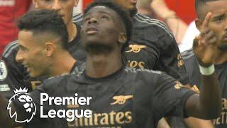 Bukayo Saka nets Arsenal equalizer against Manchester United | Premier League | NBC Sports