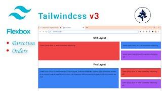 Tailwind CSS v3 Crash Course | #8 - How to Use CSS Flex in Tailwindcss | #flexbox#cssgrid #css3