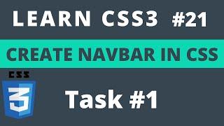 Create navbar using pure css and html in hindi | Make a navbar using css and html | Coder aman