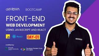 [LIVE] Front-End Web Development ESSENTIALS | JavaScript and React | Day-01