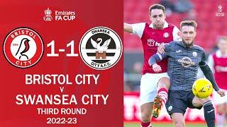 Bristol City 1-1 Swansea City | All Goals & Extended Highlights | Emirates FA Cup 2022/23