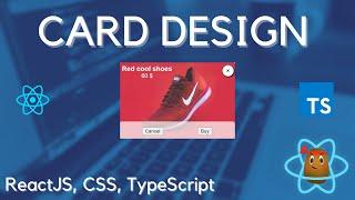 Basic ReactJS Card Component With CSS  - Animation and Positioning - #1