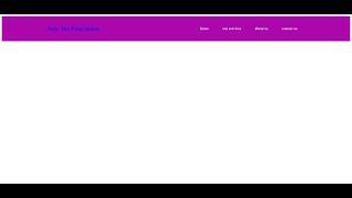 html and CSS header tutorial for beginner.