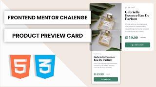 Frontend Mentor Challenge | Product Preview Card Component | HTML and CSS