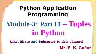 Tuples in Python