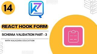 React Hook Form Tutorial - 14 - Schema Validation Part 3