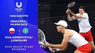 Swiatek/Hurkacz v Kulambayeva/Lomakin Highlights | United Cup 2023 Group B