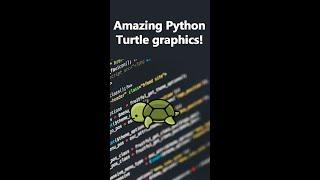 Amazing graphics in Turtle  #Python #code #Turtle