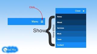 Animated Menu Indicator using CSS & JavaScript | CSS Hover indicator #sadmia