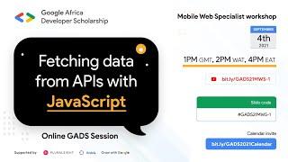 GADS 2021 Workshop: Fetching data from APIs with JavaScript