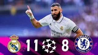 Real Madrid vs Chelsea highlights & All Goals  - Champions League