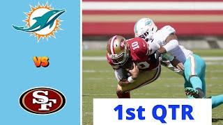 Miami Dolphins vs. San Francisco 49ers Full Highlights 1st QTR | NFL Week 13, 2022