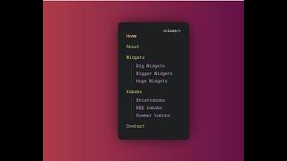 Build a Responsive Navigation Menu Using CSS3 Gradient & Transition in HTML5