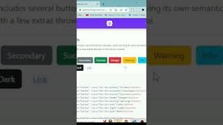 how to create a button in bootstrap|| flexible button using bootstrap