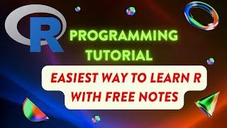 R Programming Tutorial With Free Note|| Easiest Way to Learn R with Free Note| Basic to Advance| #R