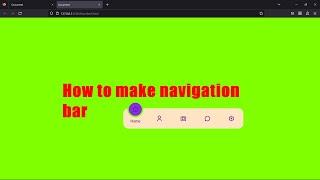 How To Make Navigation Bar Using HTML CSS #howtomake #htmltutorial #html5 #MG Titan #attitude #2023