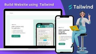 Application Website using Tailwind | Tailwind CSS Tutorial 2023