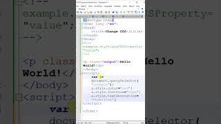 Change CSS Style by Using JavaScript | Tech Tutorial | Praveen Kumar