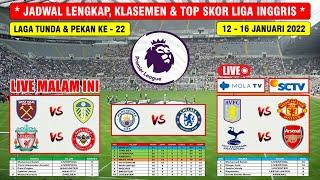 JADWAL LIGA INGGRIS MALAM INI ~ MNCHESTER CITY VS CHELSEA Liga Inggris 2022 Pekan 22