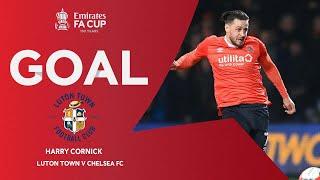 GOAL | Harry Cornick | Luton Town v Chelsea | Fifth Round | Emirates FA Cup 2021-22