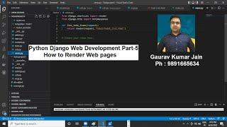 Render Web pages in Django