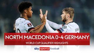 Werner scores quickfire brace! | North Macedonia 0-4 Germany | World Cup Qualifier Highlights