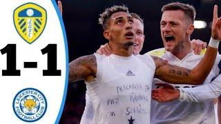 Leeds United vs Leicester 1-1 | English Premier League 2021-22 | Epl Live | Fifa 19 Gameplay