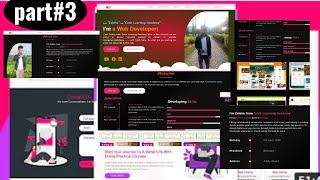 Create a Responsive Personal Portfolio Website Design using HTML CSS and JavaScript ???? Step by Ste