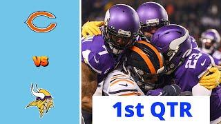 Minnesota Vikings vs. Chicago Bears Full Highlights 1st QTR | NFL Week 18, 2022