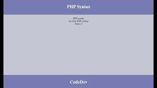 PHP Basic course for beginners || PHP syntax || PHP Bangla tutorial part 2