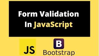 Form Validation in JavaScript | JavaScript Registration Form Validation | Tutorial #27