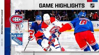 Canadiens @ Rangers 1/15 | NHL Highlights 2023