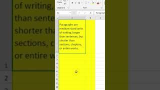 Text to Row | MS Excel tips and tricks | #shorts @ComputerGyanGuruji