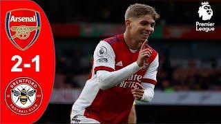 Arsenal vs Brentford 2-1 Extended Highlights Goals ???? | Premier League 2021-22