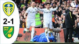 Leeds United vs Norwich City 2-1 Highlights - Premier League