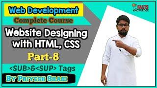 HTML superscript and subscript Tags || HTML Tutorial Part-8 #factsKnowledge #htmlcss #html #html5