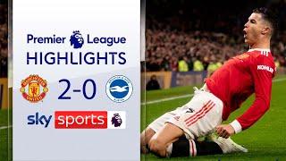 ???? Man Utd beat 10-man Brighton to go FOURTH | Manchester United 2-0 Brighton | PL highlights