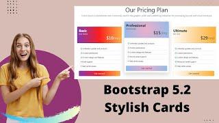 Bootstrap Stylish Cards Designs Pricing Section Cards In Bootstrap 5 Designer Cards CSS | Coding22