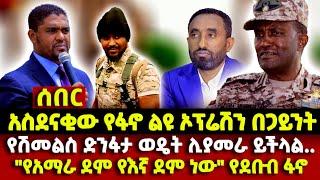 ETHIO 251 MEDIA: ሰበር | አስደናቂው የፋኖ ልዩ ኦፕሬሽን በጋይንት | "የሽመልስ ድንፋታና መዘዙ ወዴት ሊያመራ ይችላል..."