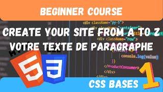 Tutorial for Absolute Beginners - Learn HTML and CSS and Build Your Site in 2023 -  PART 4