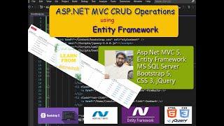 Entity-Framework CRUD Operations in ASP.NET MVC 5, MSSQL Server, Bootstrap 5, Visual Studio:  #8