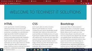 Responsive Website Through HTML and CSS and BOOSTRAP