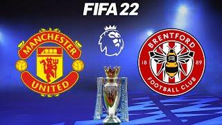 FIFA 22 | Manchester United vs Brentford - English Premier League 2021/22 - Gameplay