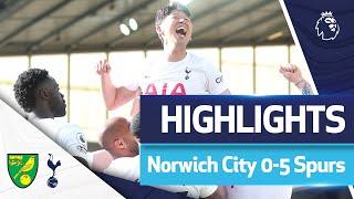 Son wins Golden Boot & Spurs secure CHAMPIONS LEAGUE football | HIGHLIGHTS | Norwich 0-5 Spurs