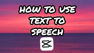 text to speech in capcut tutorial