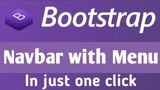 How to make a responsive navbar using bootstrap in Hindi | Bootstrap navbar customization