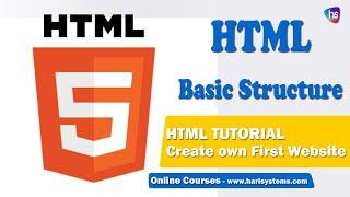 HTML Basic structure - HTML Tutorial for Beginners - Basic Structure in Html - HTML - Harisystems