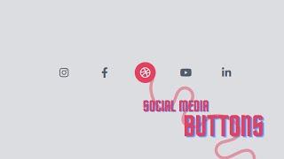 Amazing Social Media Button Animation Using CSS